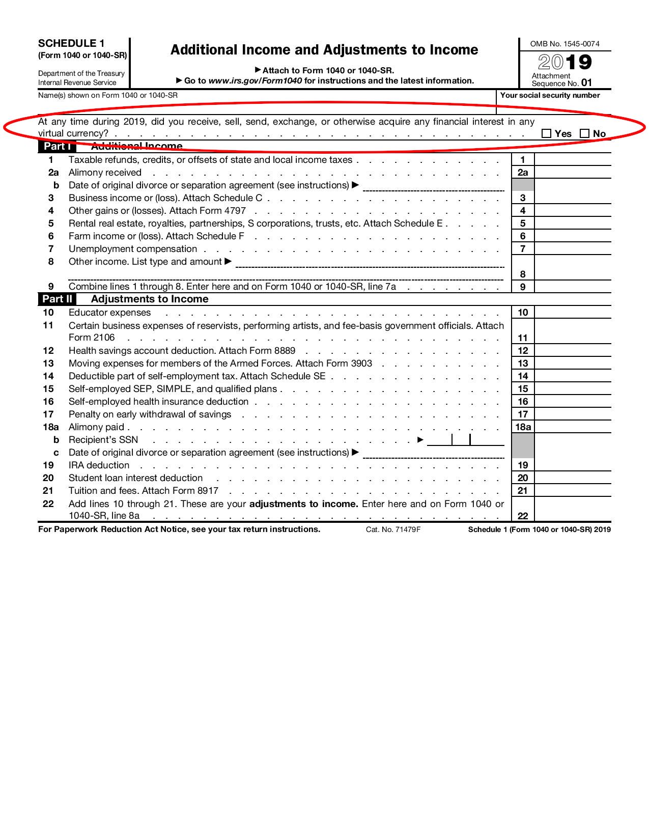 1040 bitcoin question