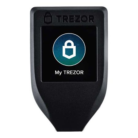 A Trezor Model T hardware wallet is the best way to keep your crypto safe.