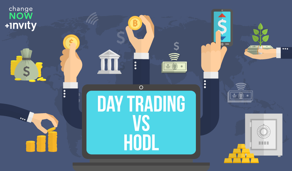 crypto day trade vs hodl